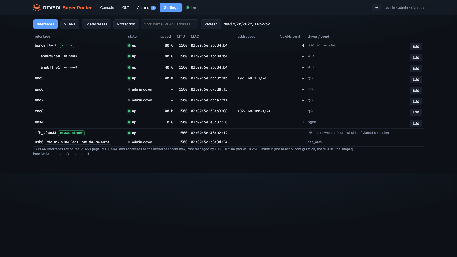 Interfaces
